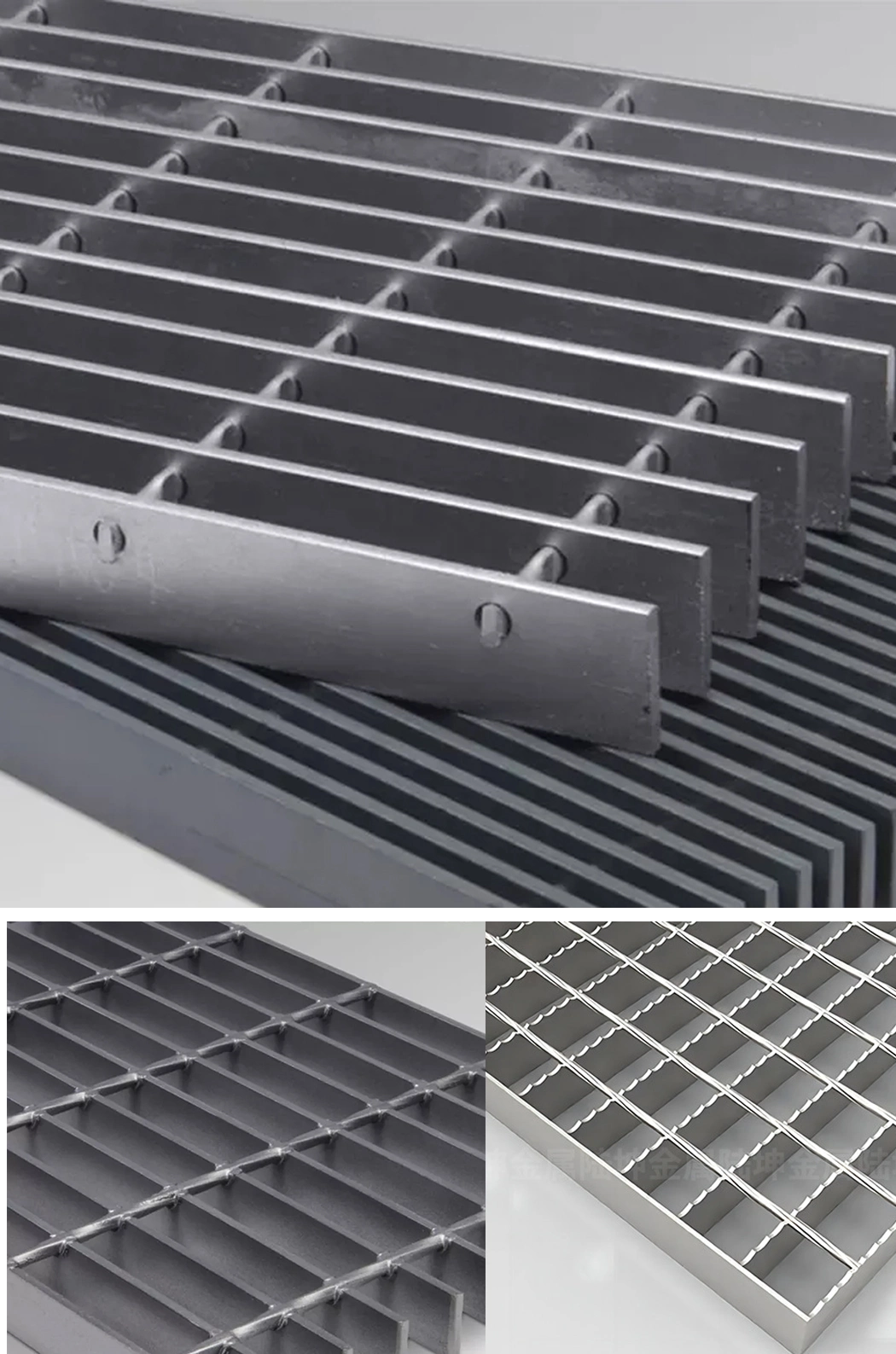 Steel Grid Flooring Hot Dipped Galvanized Metal Grate Trench Steel Walkway Drainage Gratings Steel Grating Canal Cover