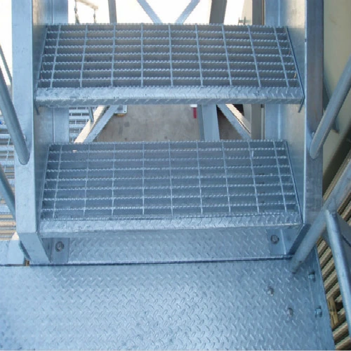 Hot Dipped Galvanized Steel Bar Grating Stair Tread in China